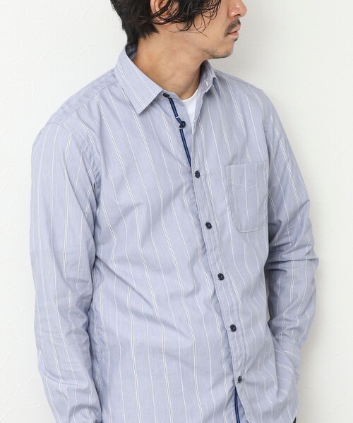 NOLLEY’S(ノーリーズ)の「パラシュートボタン レギュラーカラーシャツ 25AW(シャツ/ブラウス・メンズ・ホワイト/ホワイト系その他/サックスブルー/ブルー系その他/ベージュ系その他・S/M/L/XL)」の5枚目の写真