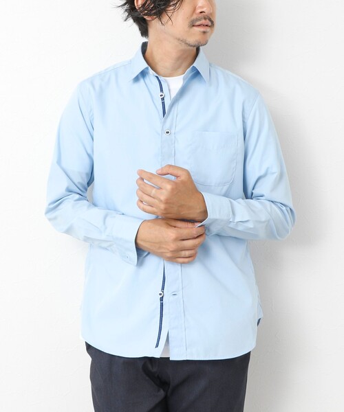 NOLLEY’S(ノーリーズ)の「パラシュートボタン レギュラーカラーシャツ 25AW(シャツ/ブラウス・メンズ・ホワイト/ホワイト系その他/サックスブルー/ブルー系その他/ベージュ系その他・S/M/L/XL)」の17枚目の写真