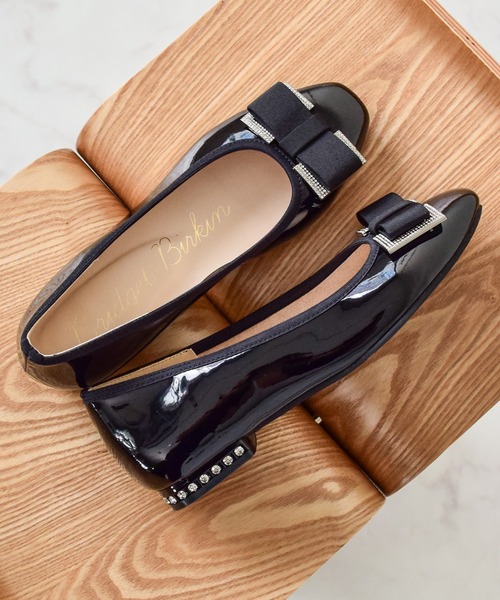 Bridget Birkin(ブリジットバーキン)の「【Bridget Birkin】ヒールビジューリボンパンプス(551042)(パンプス・レディース・ベージュ系その他/ブラック系その他/ブラック系その他2・23/23.5/24/22.5/24.5)」の20枚目の写真