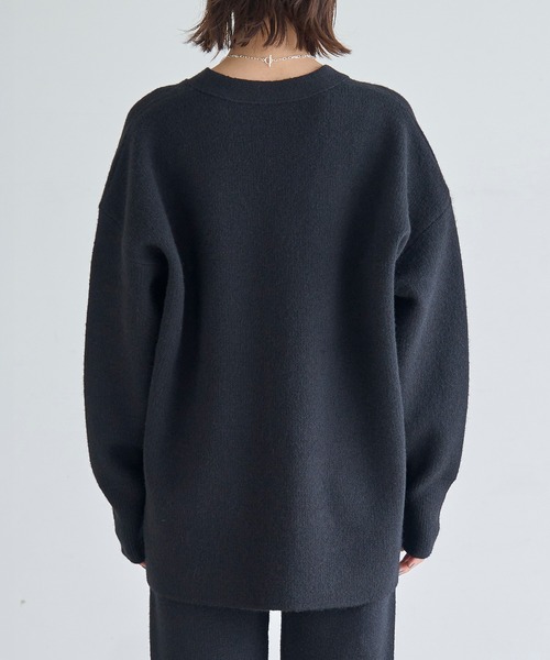 meilmada(メイルマダ)の「Vネックニットカーディガン(カーディガン/ボレロ・レディース・ベージュ/グレー/ブラック・FREE)」の12枚目の写真