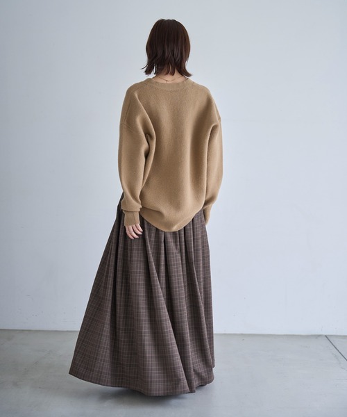 meilmada(メイルマダ)の「Vネックニットカーディガン(カーディガン/ボレロ・レディース・ベージュ/グレー/ブラック・FREE)」の7枚目の写真