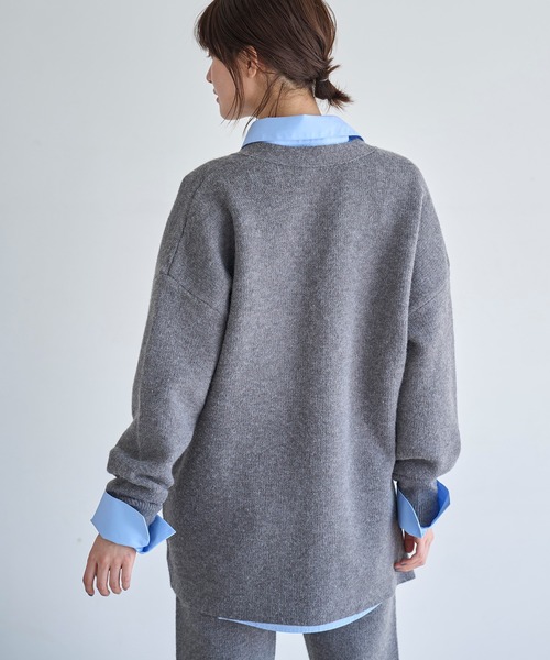 meilmada(メイルマダ)の「Vネックニットカーディガン(カーディガン/ボレロ・レディース・ベージュ/グレー/ブラック・FREE)」の22枚目の写真