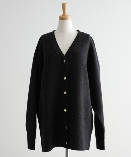 meilmada(メイルマダ)の「Vネックニットカーディガン(カーディガン/ボレロ・レディース・ベージュ/グレー/ブラック・FREE)」の13枚目の写真