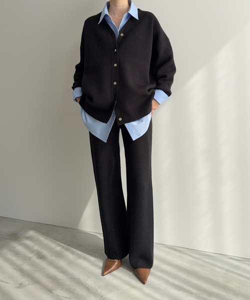 meilmada(メイルマダ)の「Vネックニットカーディガン(カーディガン/ボレロ・レディース・ベージュ/グレー/ブラック・FREE)」の19枚目の写真