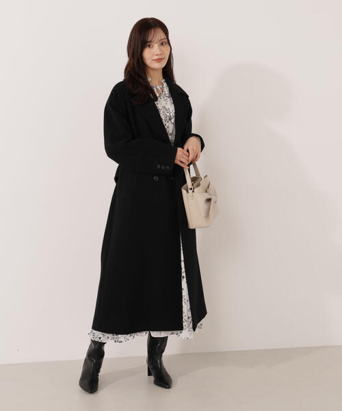 ダブル釦チェスターコート / 1215252002（ステンカラーコート
