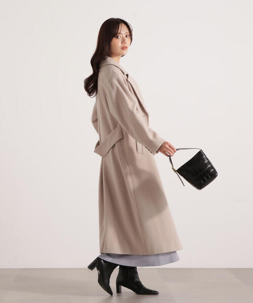 ダブル釦チェスターコート / 1215252002（ステンカラーコート