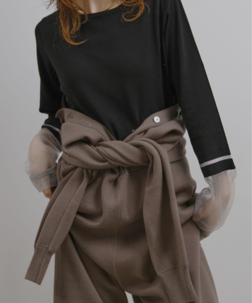 セール】ニットサロペット（サロペット/オーバーオール）｜Palm Riche