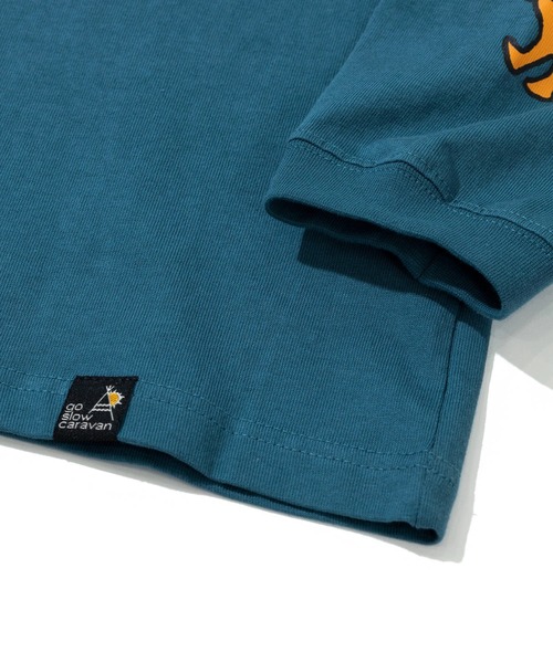 go slow caravan（ゴースローキャラバン）の「USA/C Hi!PSY!キノコ ロングスリーブ TEE（Tシャツ/カットソー・メンズ・ブルーグリーン/ブラック系その他2/ホワイト・X-LARGE/LARGE/MEDIUM）」の21枚目の写真