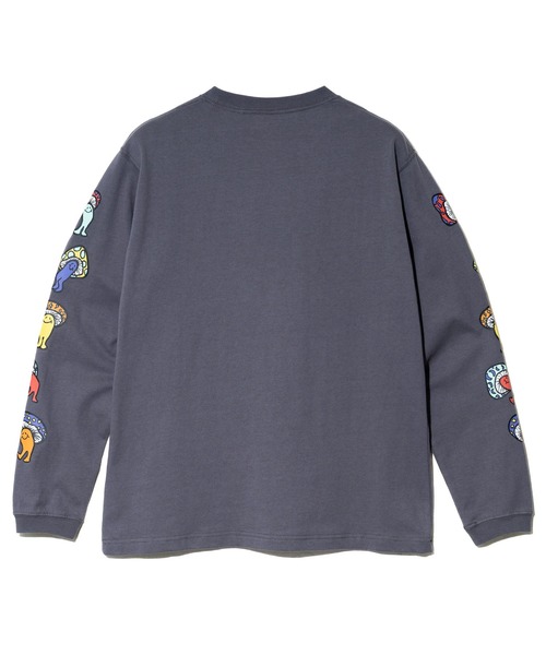 go slow caravan（ゴースローキャラバン）の「USA/C Hi!PSY!キノコ ロングスリーブ TEE（Tシャツ/カットソー・メンズ・ブルーグリーン/ブラック系その他2/ホワイト・X-LARGE/LARGE/MEDIUM）」の19枚目の写真
