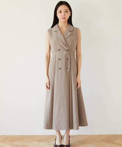 Luan(ルアン)の「【Luan】TRENCH LONG DRESS/トレンチロングドレス(ワンピース・レディース・アイボリー/ベージュ・1/0)」の19枚目の写真