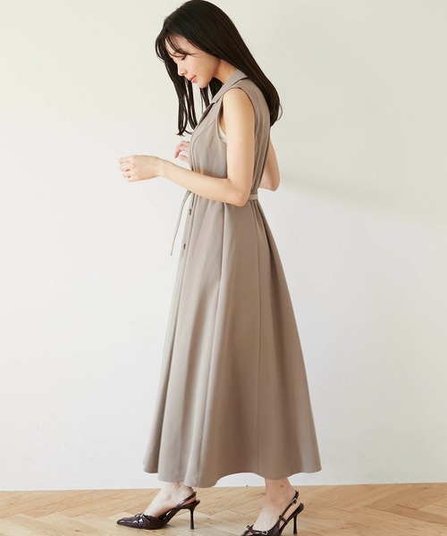 Luan(ルアン)の「【Luan】TRENCH LONG DRESS/トレンチロングドレス(ワンピース・レディース・アイボリー/ベージュ・1/0)」の18枚目の写真