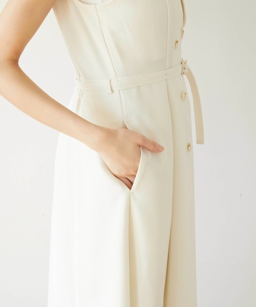Luan(ルアン)の「【Luan】TRENCH LONG DRESS/トレンチロングドレス(ワンピース・レディース・アイボリー/ベージュ・1/0)」の11枚目の写真