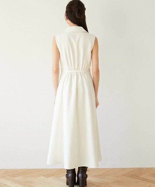 Luan(ルアン)の「【Luan】TRENCH LONG DRESS/トレンチロングドレス(ワンピース・レディース・アイボリー/ベージュ・1/0)」の9枚目の写真