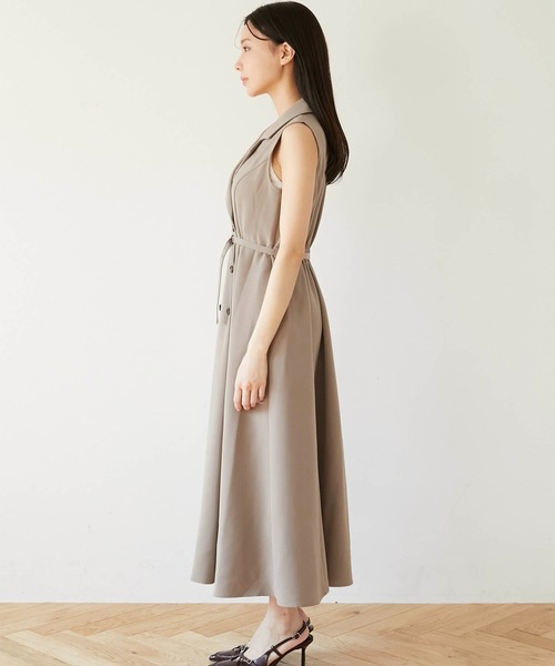 Luan(ルアン)の「【Luan】TRENCH LONG DRESS/トレンチロングドレス(ワンピース・レディース・アイボリー/ベージュ・1/0)」の20枚目の写真