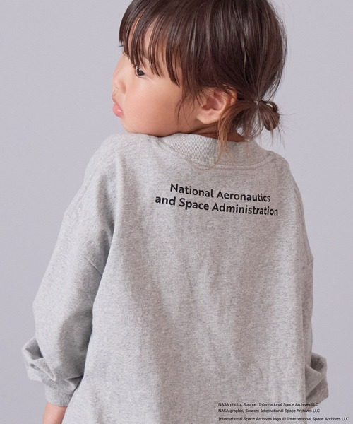 LOWRYS FARM（ローリーズファーム）の「ＮＡＳＡプリントロンＴ　 593053（Tシャツ/カットソー・キッズ・ブラック/オフホワイト/グレー・140cm/130cm/120cm/110cm/150cm）」の17枚目の写真