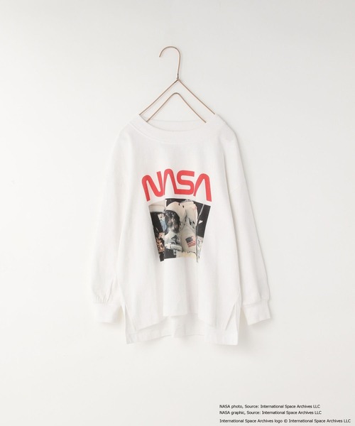 LOWRYS FARM（ローリーズファーム）の「ＮＡＳＡプリントロンＴ　 593053（Tシャツ/カットソー・キッズ・ブラック/オフホワイト/グレー・140cm/130cm/120cm/110cm/150cm）」の18枚目の写真