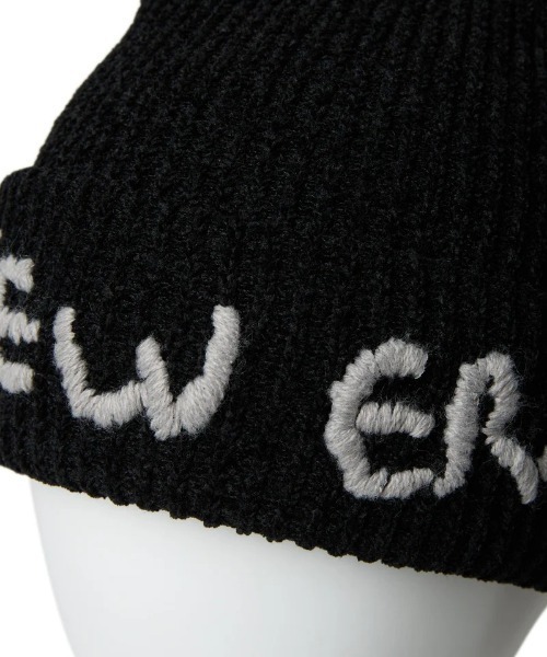 NEWERA ベーシック カフニット モールヤーンニット ホワイト シュント