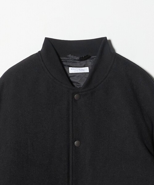 WEB限定 WARDROBE SMART】ブラックメルトン レザーライク