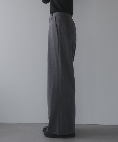 slattgir(スラットジール)の「高身長 クロスタックワイドパンツ(トールサイズ)Essenave(その他パンツ・レディース・チャコールグレー/ブラック・TM/TL/TLL/T3L)」の22枚目の写真