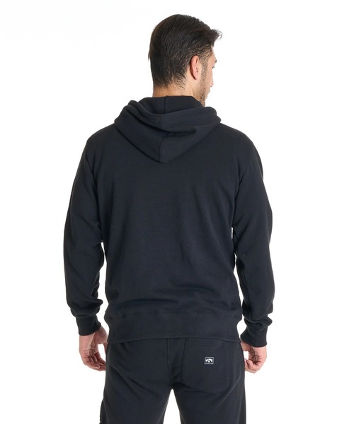 BILLABONG(ビラボン)の「BILLABONG メンズ EMBOSS LOGO PARKA パーカー 【REGULAR FIT】【2025年秋冬モデル】/ビラボンセットアップ対応スリーブロゴプルオーバーパーカー・フーディー(パーカー・メンズ・ブラック/グレー・MEDIUM/LARGE/X-LARGE)」の3枚目の写真
