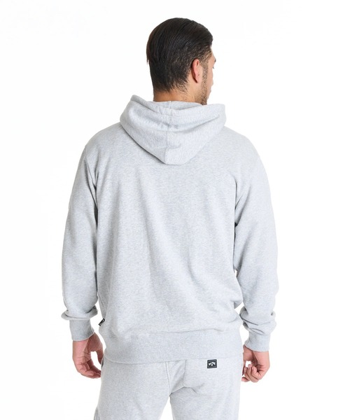 BILLABONG(ビラボン)の「BILLABONG メンズ EMBOSS LOGO PARKA パーカー 【REGULAR FIT】【2025年秋冬モデル】/ビラボンセットアップ対応スリーブロゴプルオーバーパーカー・フーディー(パーカー・メンズ・ブラック/グレー・MEDIUM/LARGE/X-LARGE)」の4枚目の写真