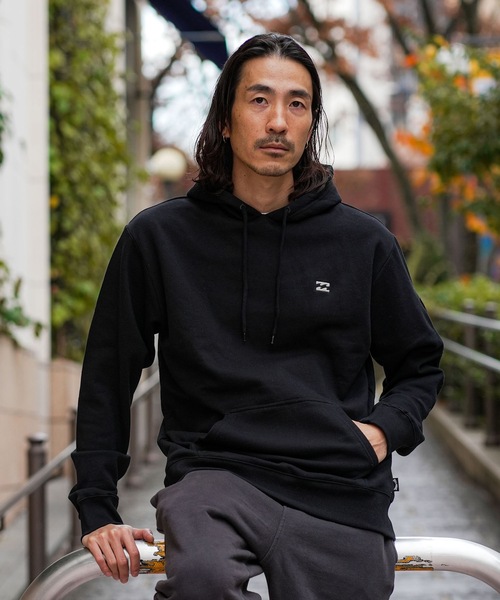 BILLABONG(ビラボン)の「BILLABONG メンズ EMBOSS LOGO PARKA パーカー 【REGULAR FIT】【2025年秋冬モデル】/ビラボンセットアップ対応スリーブロゴプルオーバーパーカー・フーディー(パーカー・メンズ・ブラック/グレー・MEDIUM/LARGE/X-LARGE)」の12枚目の写真
