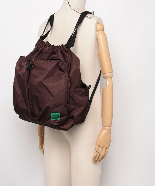 ROSE BUD（ローズバッド）の「GATHER BACKPACK（バックパック/リュック・レディース・ブラック/ブラウン・ONE SIZE）」の18枚目の写真