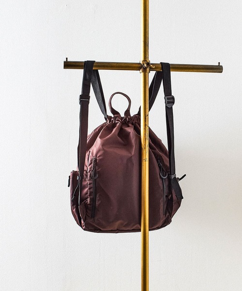 ROSE BUD（ローズバッド）の「GATHER BACKPACK（バックパック/リュック・レディース・ブラック/ブラウン・ONE SIZE）」の7枚目の写真