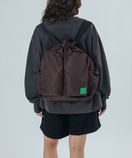 ROSE BUD（ローズバッド）の「GATHER BACKPACK（バックパック/リュック・レディース・ブラック/ブラウン・ONE SIZE）」の12枚目の写真