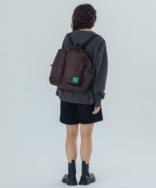 ROSE BUD（ローズバッド）の「GATHER BACKPACK（バックパック/リュック・レディース・ブラック/ブラウン・ONE SIZE）」の14枚目の写真