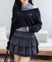 clear | 2way刺繍入りアンサンブルニットトップス［大人 カジュアル 着回し力抜群］≪AW新作≫(ニット/セーター)