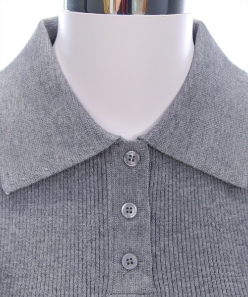 clear（クリア）の「2way刺繍入りアンサンブルニットトップス［大人 カジュアル 着回し力抜群］≪AW新作≫（ニット/セーター・レディース・ブラック/杢グレー/ピンク/ネイビー・F）」の18枚目の写真