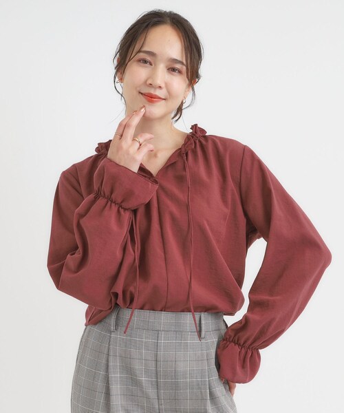 セール】【S-LL/洗濯後しわになりにくい/吸水速乾/UV】大人フェミニン