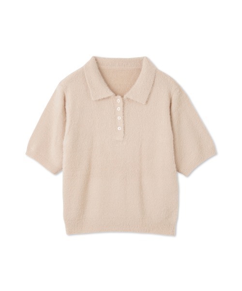 QUEENS COURT(クイーンズコート)の「シャギーヤーンポロニットトップス≪手洗い可能≫(ニット/セーター・レディース・アイボリー/ピンク/サックスブルー・M)」の16枚目の写真