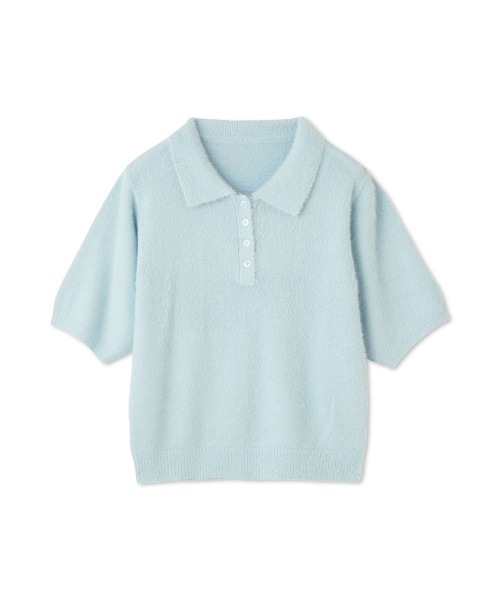 QUEENS COURT(クイーンズコート)の「シャギーヤーンポロニットトップス≪手洗い可能≫(ニット/セーター・レディース・アイボリー/ピンク/サックスブルー・M)」の17枚目の写真