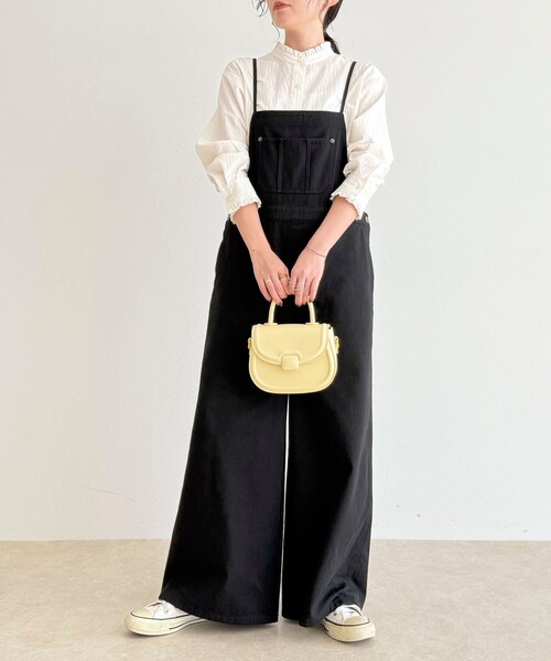 fredy emue（フレディエミュ）の「バンドカラーフリルシャツ（シャツ/ブラウス・レディース・ホワイト系その他/ブルー・38）」の3枚目の写真