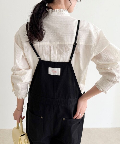 fredy emue（フレディエミュ）の「バンドカラーフリルシャツ（シャツ/ブラウス・レディース・ホワイト系その他/ブルー・38）」の7枚目の写真