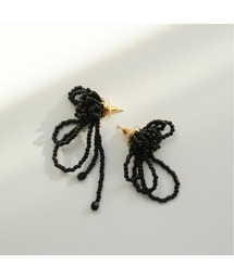 【colore】ビーズのアシンメトリーピアス(MA)