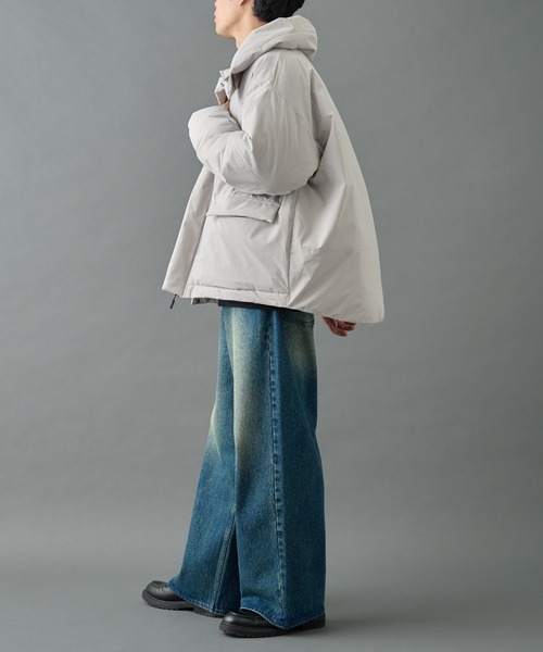 COLONY 2139（コロニートゥーワンスリーナイン）の「クロップド中綿ジャケット（ダウンジャケット/コート・メンズ・グレー/ブラック・SMALL/MEDIUM/LARGE）」の19枚目の写真