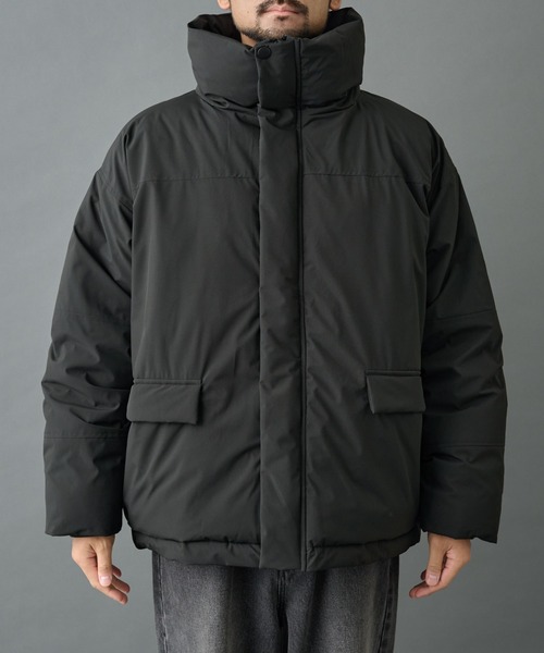 COLONY 2139（コロニートゥーワンスリーナイン）の「クロップド中綿ジャケット（ダウンジャケット/コート・メンズ・グレー/ブラック・SMALL/MEDIUM/LARGE）」の22枚目の写真