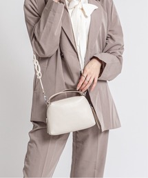 Rivel（リヴェル）の「【GIANNI CHIARINI/ジャンニキアリーニ】2WAY レザーハンドバッグ ショルダーバッグ アリファ S BS 8145 COMM GRN（ショルダーバッグ）」