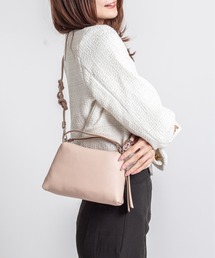 Rivel（リヴェル）の「【GIANNI CHIARINI/ジャンニキアリーニ】2WAY レザーハンドバッグ ショルダーバッグ アリファ S BS 8145 COMM GRN（ショルダーバッグ）」