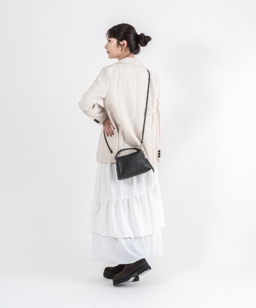 GIANNI CHIARINI(ジャンニ キアリーニ)の「【GIANNI CHIARINI/ジャンニキアリーニ】2WAY レザーハンドバッグ ショルダーバッグ アリファ S BS 8145 COMM GRN(ショルダーバッグ・レディース・ブラック/ベージュ系その他/ベージュ系その他2/ブラウン/ベージュ/ライトブルー・FREE)」の15枚目の写真