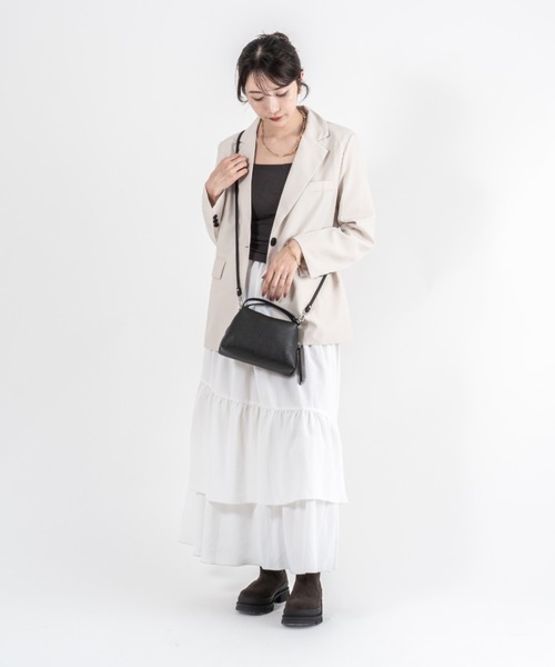 GIANNI CHIARINI(ジャンニ キアリーニ)の「【GIANNI CHIARINI/ジャンニキアリーニ】2WAY レザーハンドバッグ ショルダーバッグ アリファ S BS 8145 COMM GRN(ショルダーバッグ・レディース・ブラック/ベージュ系その他/ベージュ系その他2/ブラウン/ベージュ/ライトブルー・FREE)」の16枚目の写真