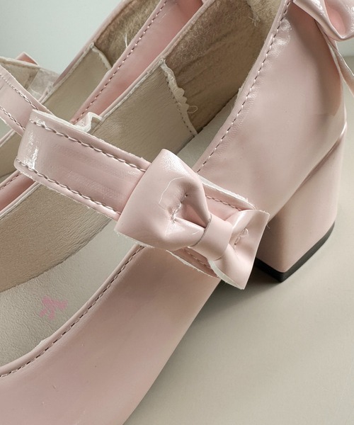 MAISON SELECT（メゾンセレクト）の「9C90 リボンパンプス（パンプス・レディース・ホワイト/ピンク/ブラック・36/38/40）」の20枚目の写真