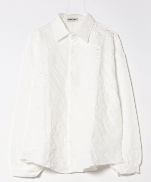 REBALANCE(リバランス)の「フラワー エンボス ロングスリーブ シャツ(シャツ/ブラウス・レディース・B/A・X-LARGE/LARGE/MEDIUM)」の8枚目の写真