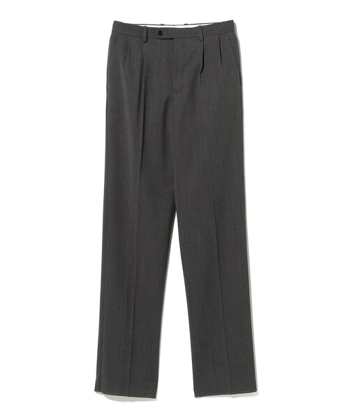 BEAMS F（ビームスエフ）の「【別注】ORTELO / ウールポリエステル フレスコ 2プリーツ ワイドスラックス（その他パンツ・メンズ・グレー・46/48/50/44）」の2枚目の写真