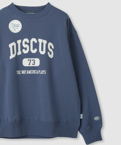 DISCUS(ディスカス)の「DISCUS ロゴトレーナー(スウェット・レディース・オートミール/スミクロ/ブルー系・L/M)」の3枚目の写真