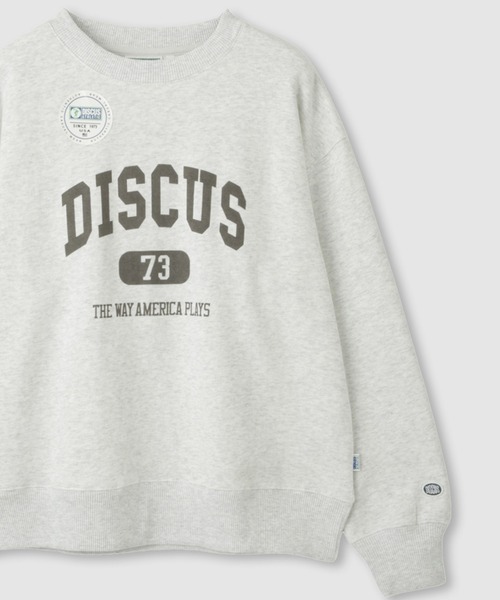 DISCUS(ディスカス)の「DISCUS ロゴトレーナー(スウェット・レディース・オートミール/スミクロ/ブルー系・L/M)」の2枚目の写真