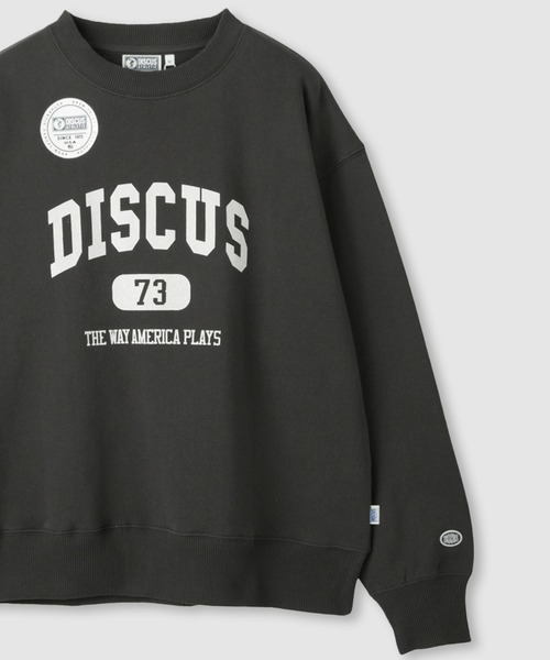 DISCUS(ディスカス)の「DISCUS ロゴトレーナー(スウェット・レディース・オートミール/スミクロ/ブルー系・L/M)」の1枚目の写真